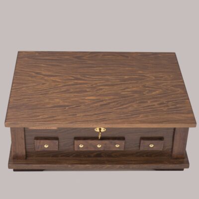 Luxurius  Olive Wooden Box Rectangular with Lock