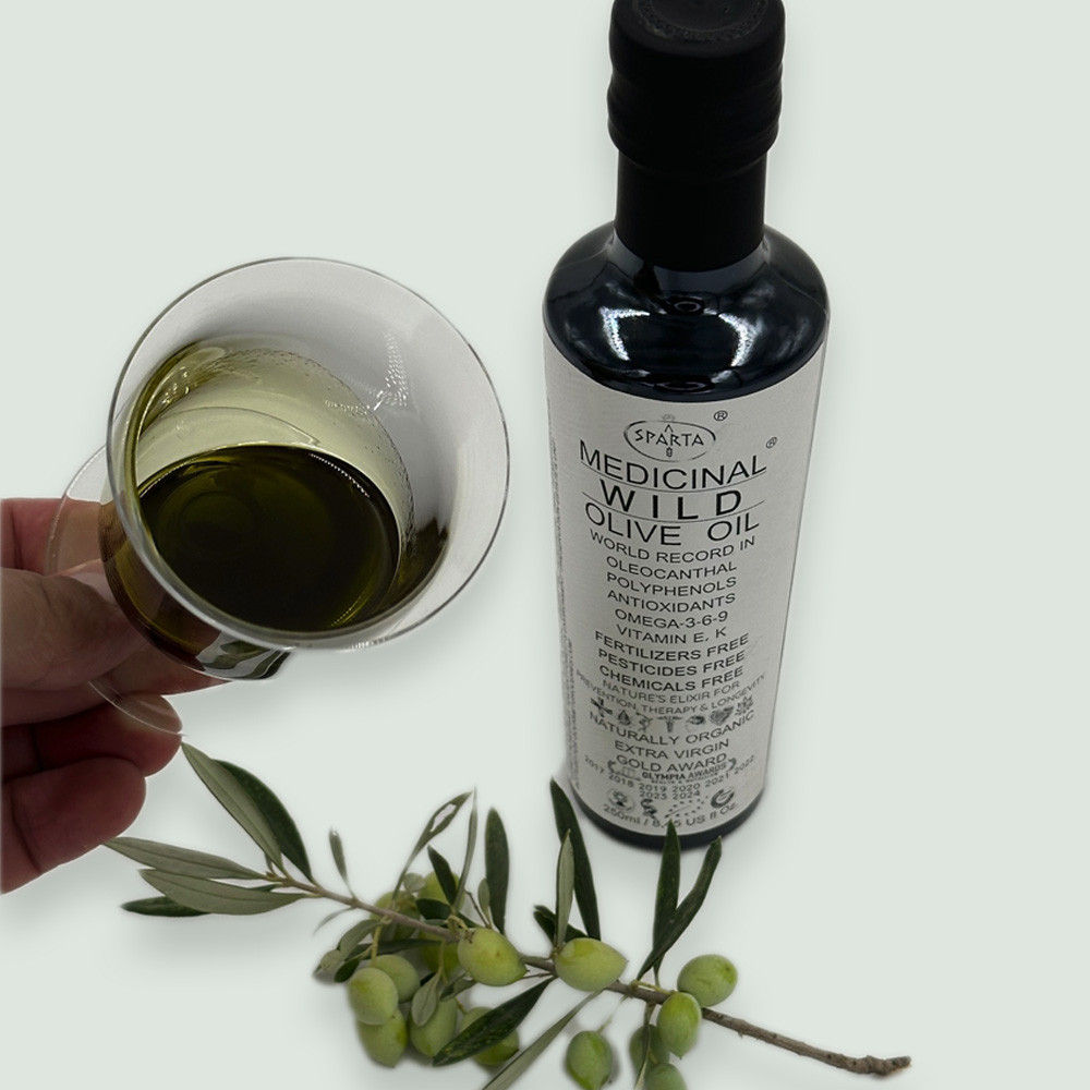 Sparta Medicinal Wild Olive Oil | Limited White Label Organic - Image 2
