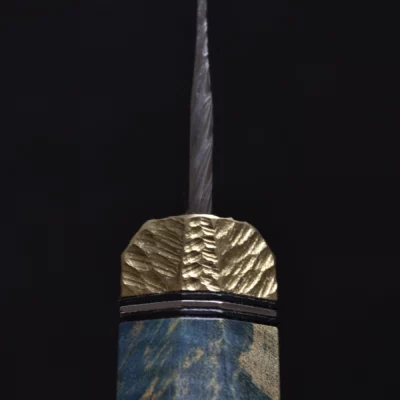 Thelchtereia paring knife, showcasing its craftsmanship.