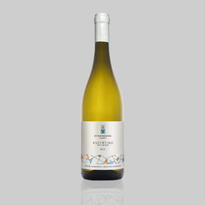 Assyrtiko Organic - White Dry 750ml  Athanasiou Winery - P.G.I Peloponnese  Greece