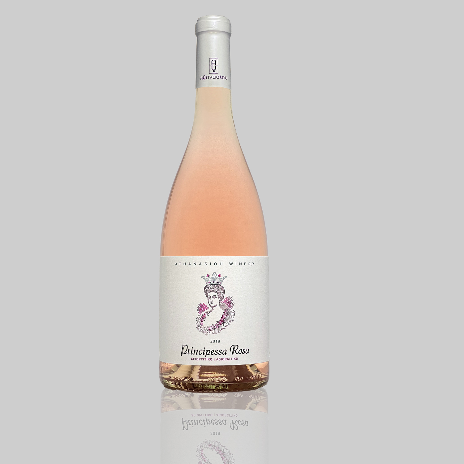 Principessa Rosa -Rose Dry 750ml Athanasiou Winery - P.G.I Peloponnese Greece