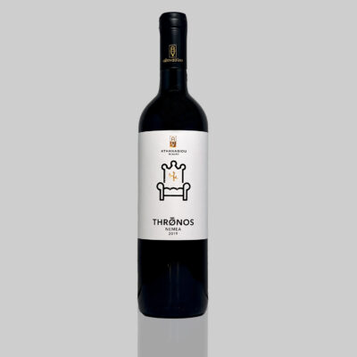 THRONOS Nemea -Agiorgitiko Organic Red Dry 750ml Athanasiou Winery - P.G.I Peloponnese Greece