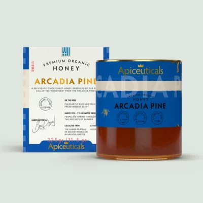Arcadia Pine Premium Organic Blossom Honey from Greece