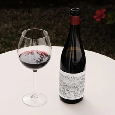 Glass of Bakeder red Spanish wine