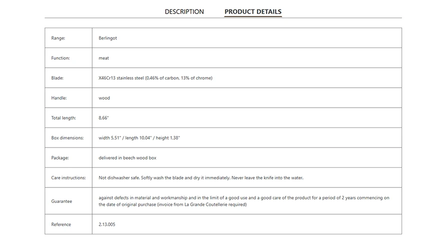 Berlingot Forks details