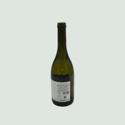 side view of bottle of ocean white thrapsathiri greek wine pdo crete