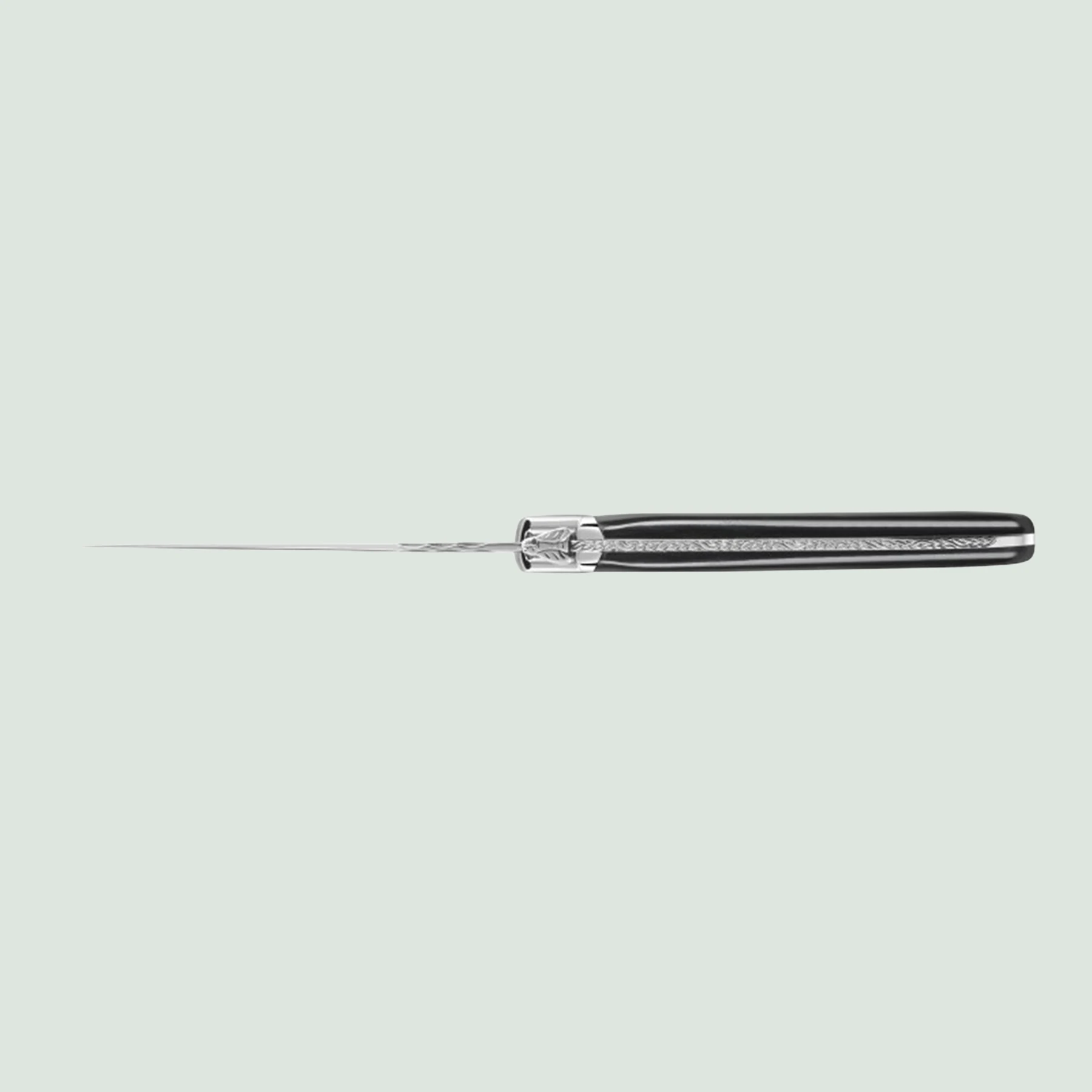 Laguiole Steak Knives With Ebony Wood Handle Set of 2 | Claude Dozorme - Image 2