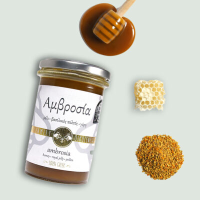 Ambrosia Pollen Royal Jelly Honey Alabasinis 250gr