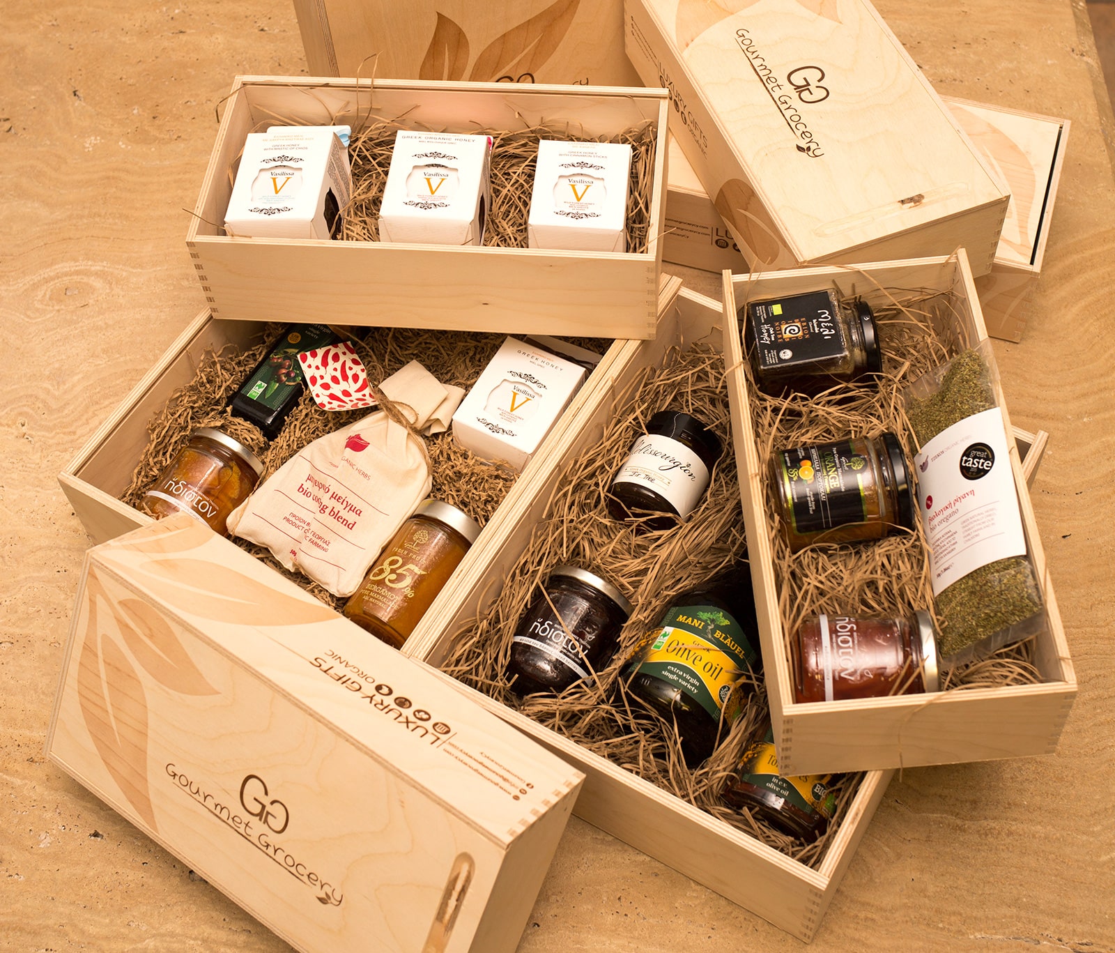Gourmet Groceries Gift Boxes