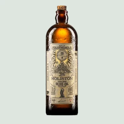 500ml bottle of Holiston Limited Edition Premium High Phenolic Extra Virgin Olive Oil with a sleek design, showcasing its premium quality.