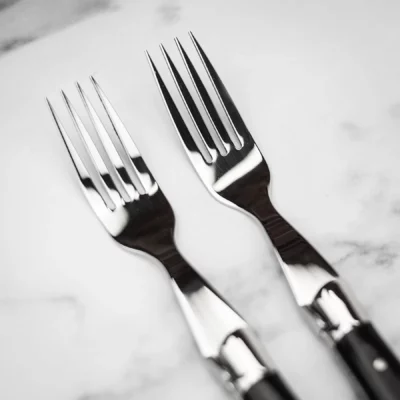 Laguiole Steak Forks Close Up