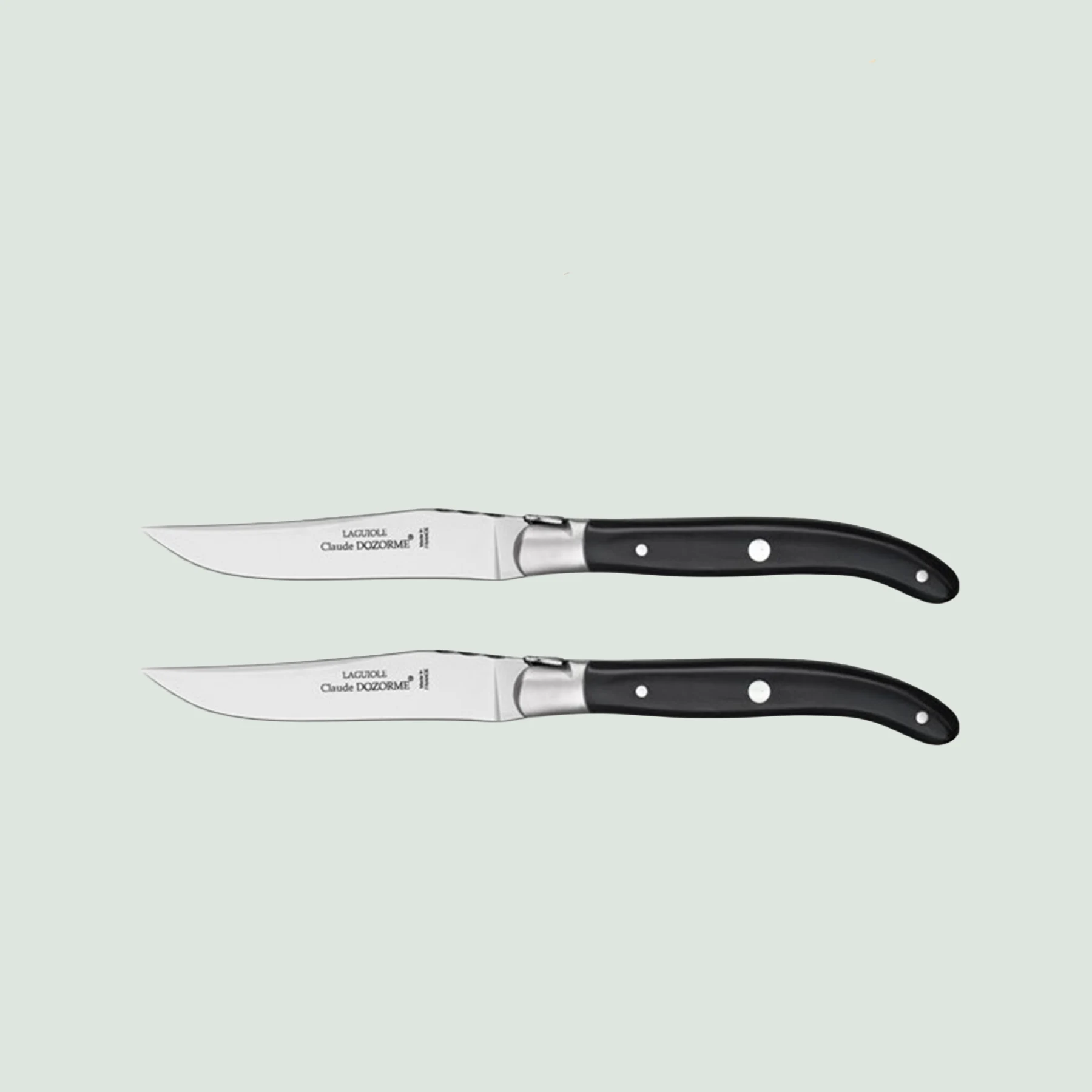 Laguiole steak knife with ebony handle