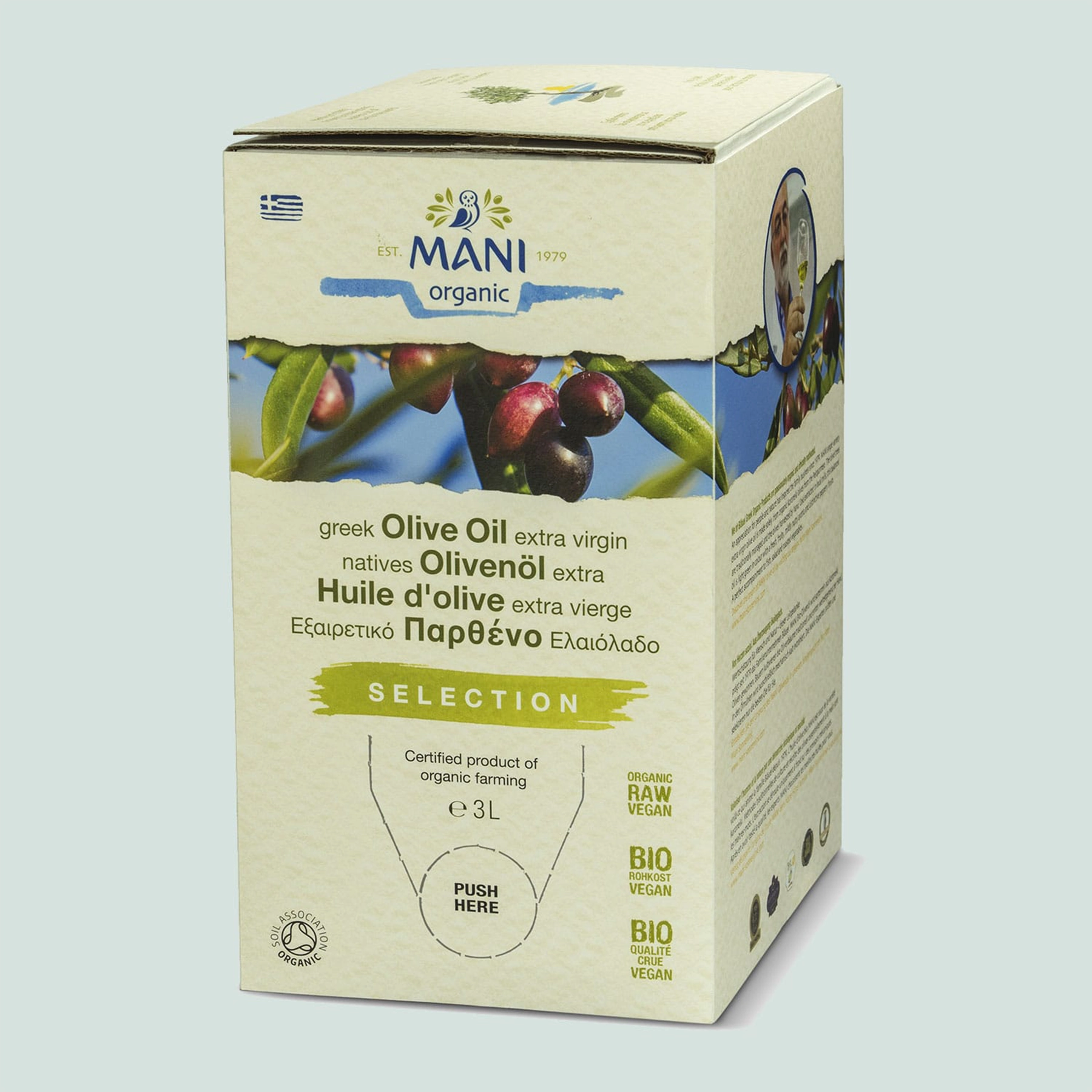 Mani Blauel extra virgin olive oil is the best oil