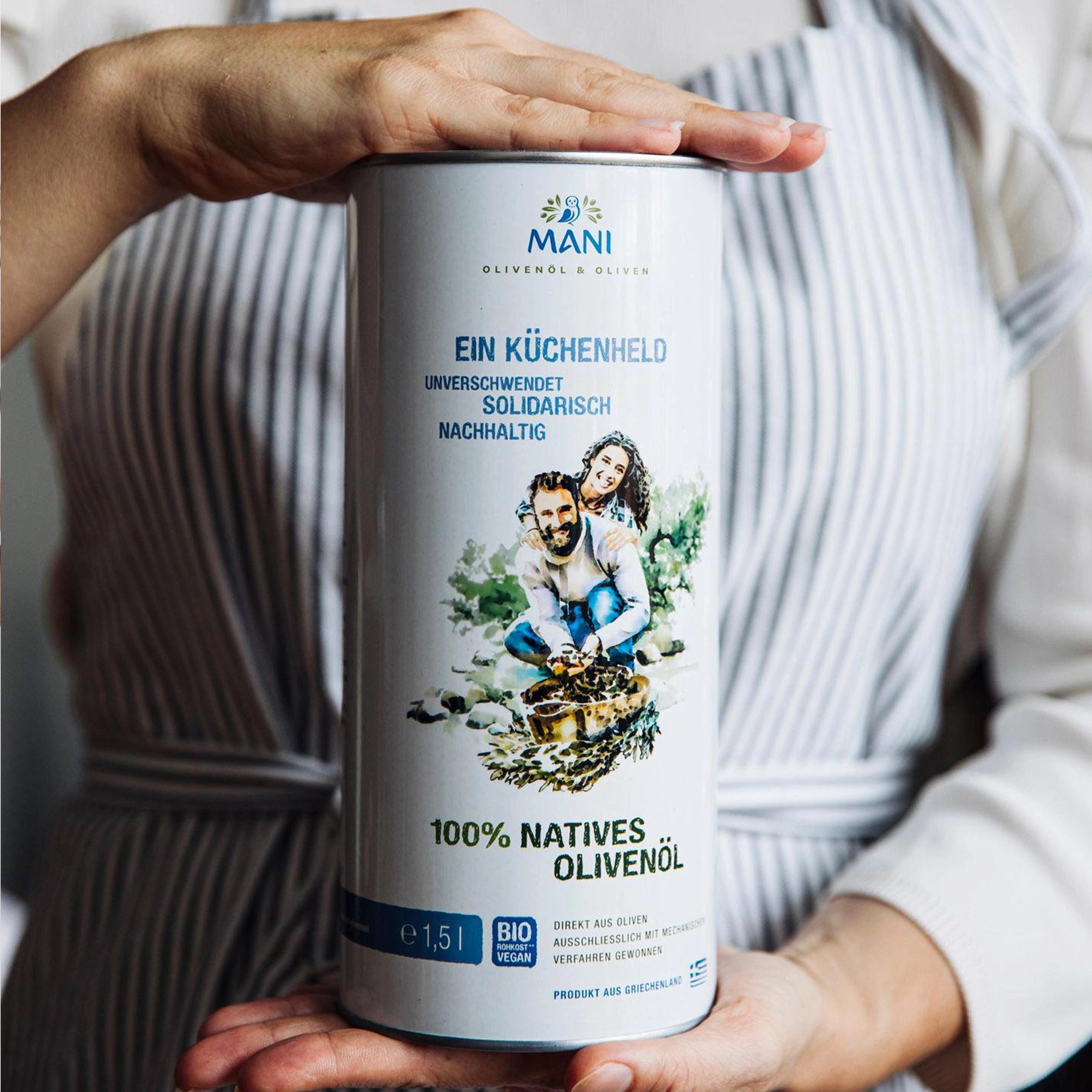 Mani Blauel Organic Greek Olive Oil