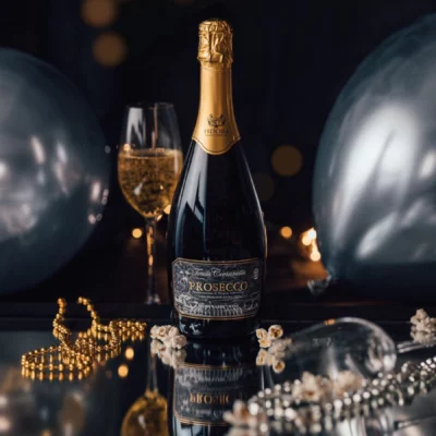 Organic Prosecco Wine DOC Spumante Extra Dry
