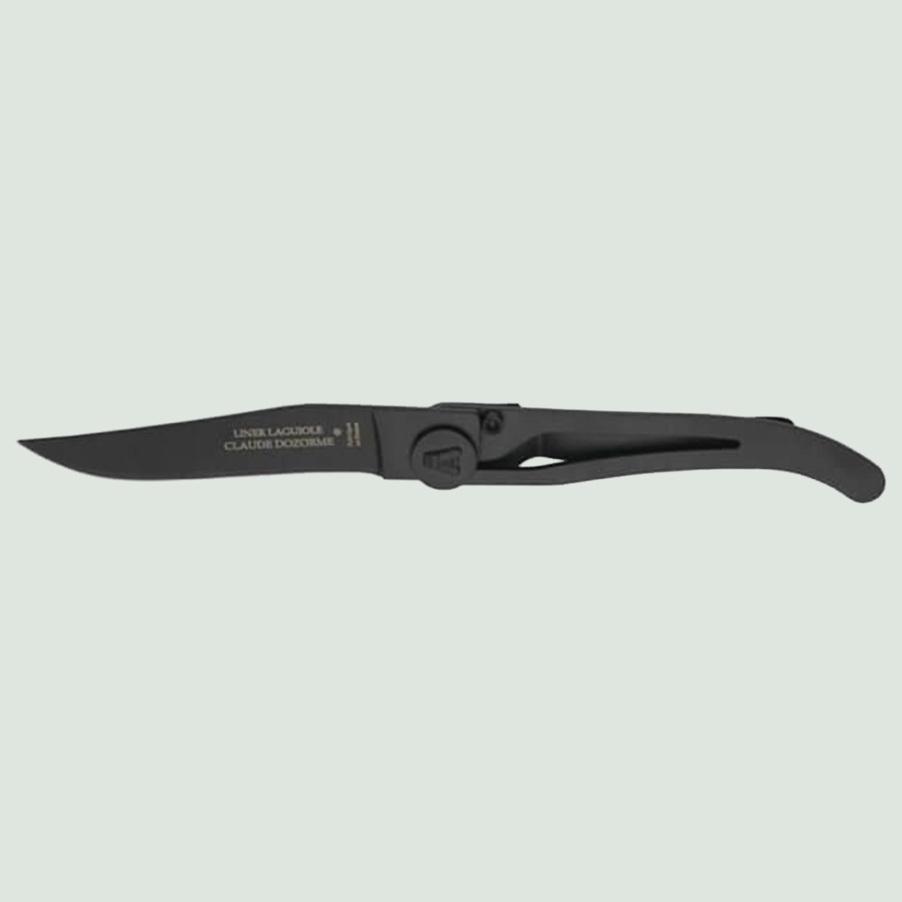 French-made Laguiole liner lock knife presented