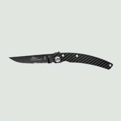 Pocket Knife With Black Teflon Blade