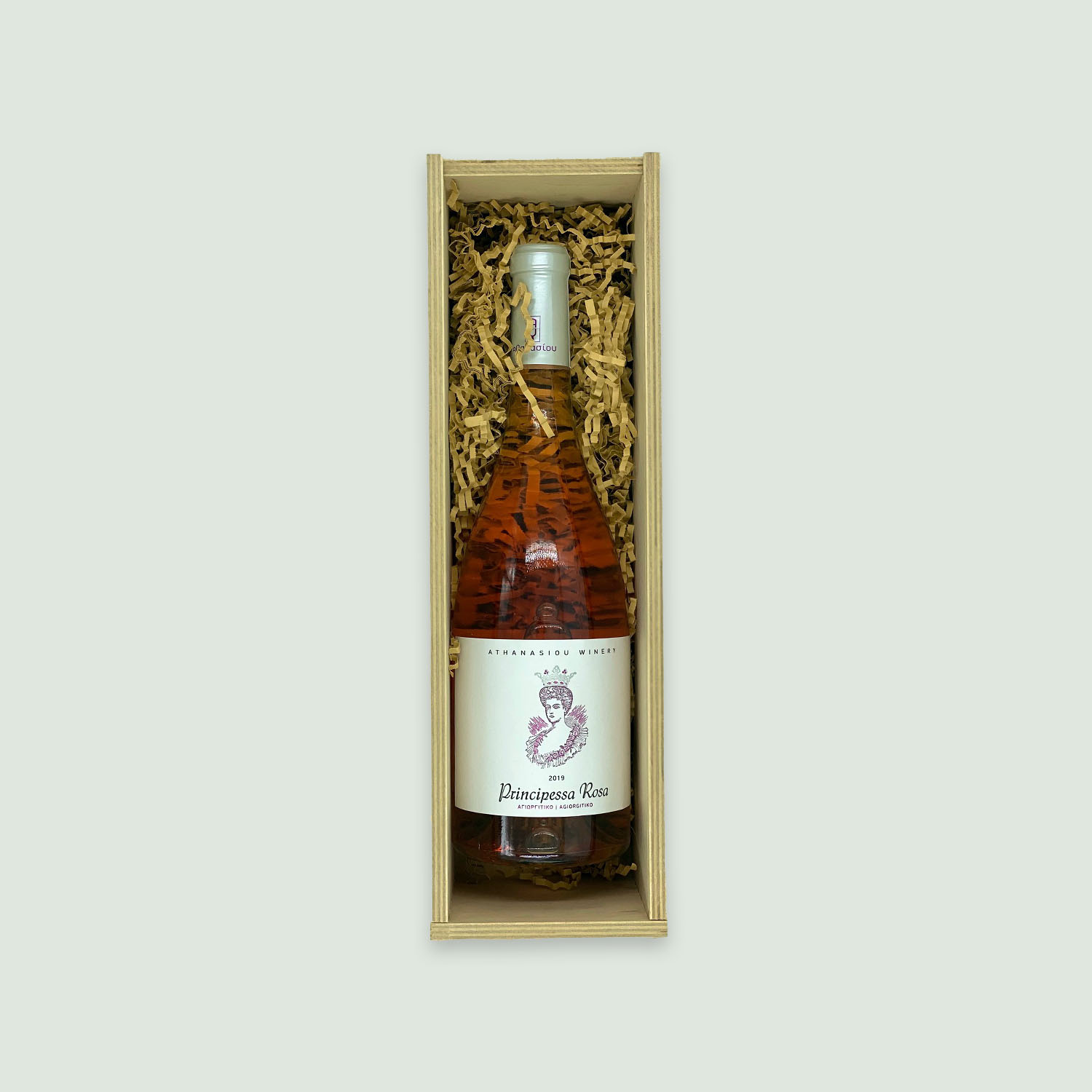 Gift 13 - Greek Wine in Wooden Box