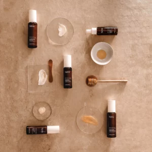 Pro-Aging Serum, showing the texture of the serum on the skin.