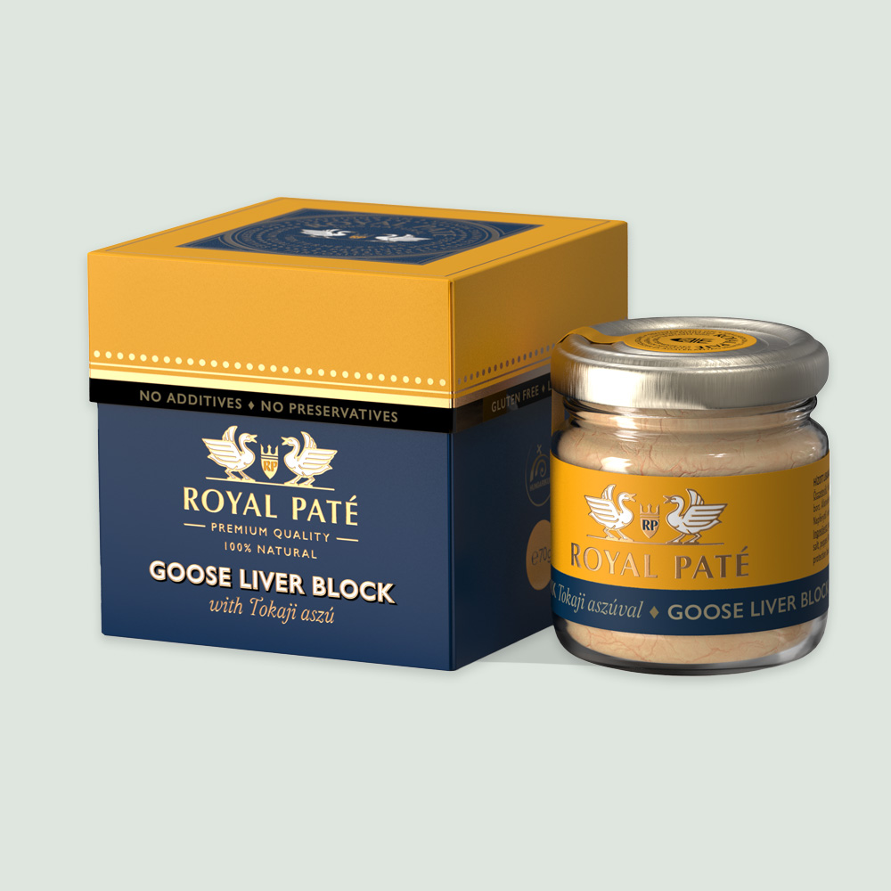 1x70gr PREMIUM FOIE GRAS BLOCK - TOKAJI WITH ASZU 86%