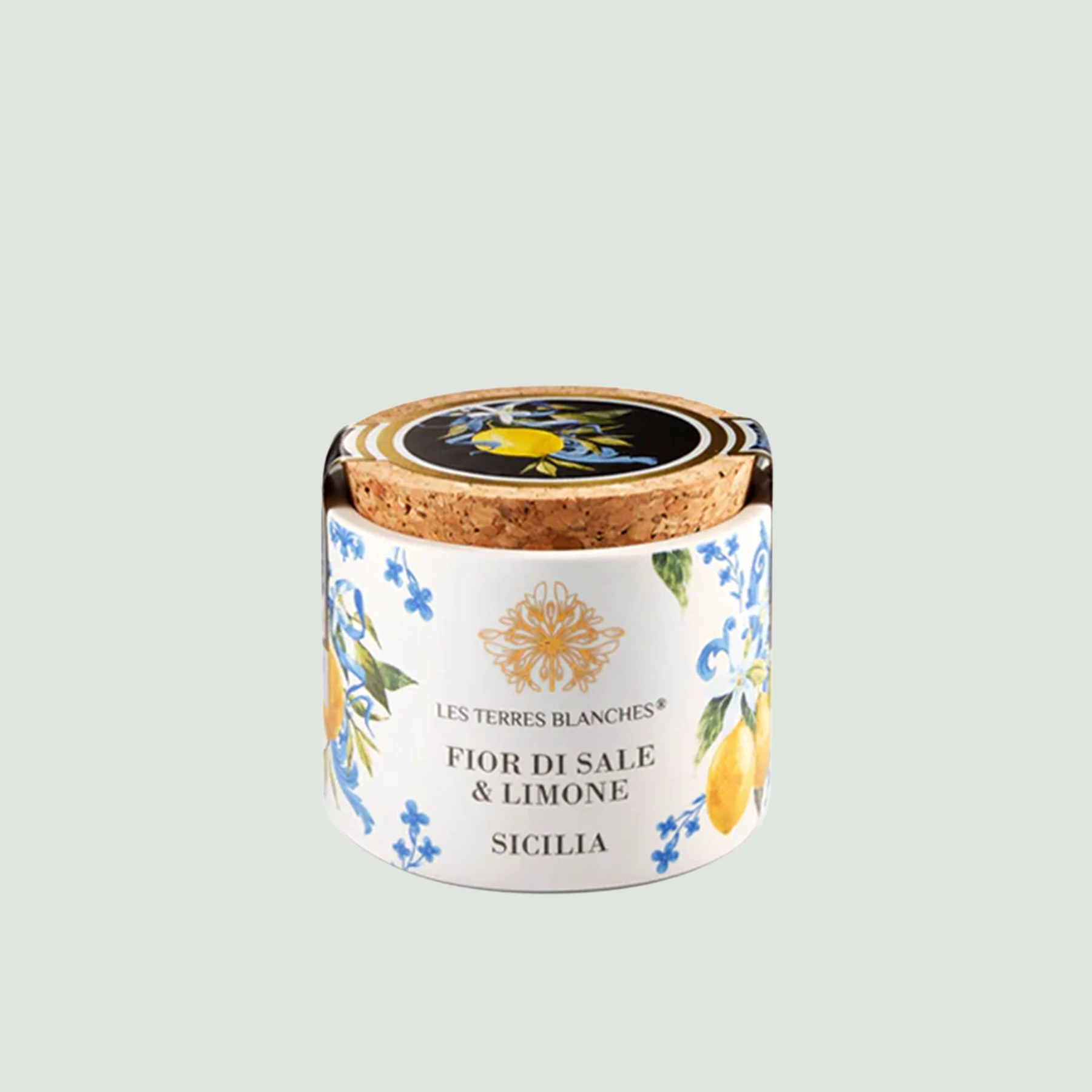 Sicilian fleur de sel Fior di Sale Limone Sicilian salt blend Agrigento lemon zest
