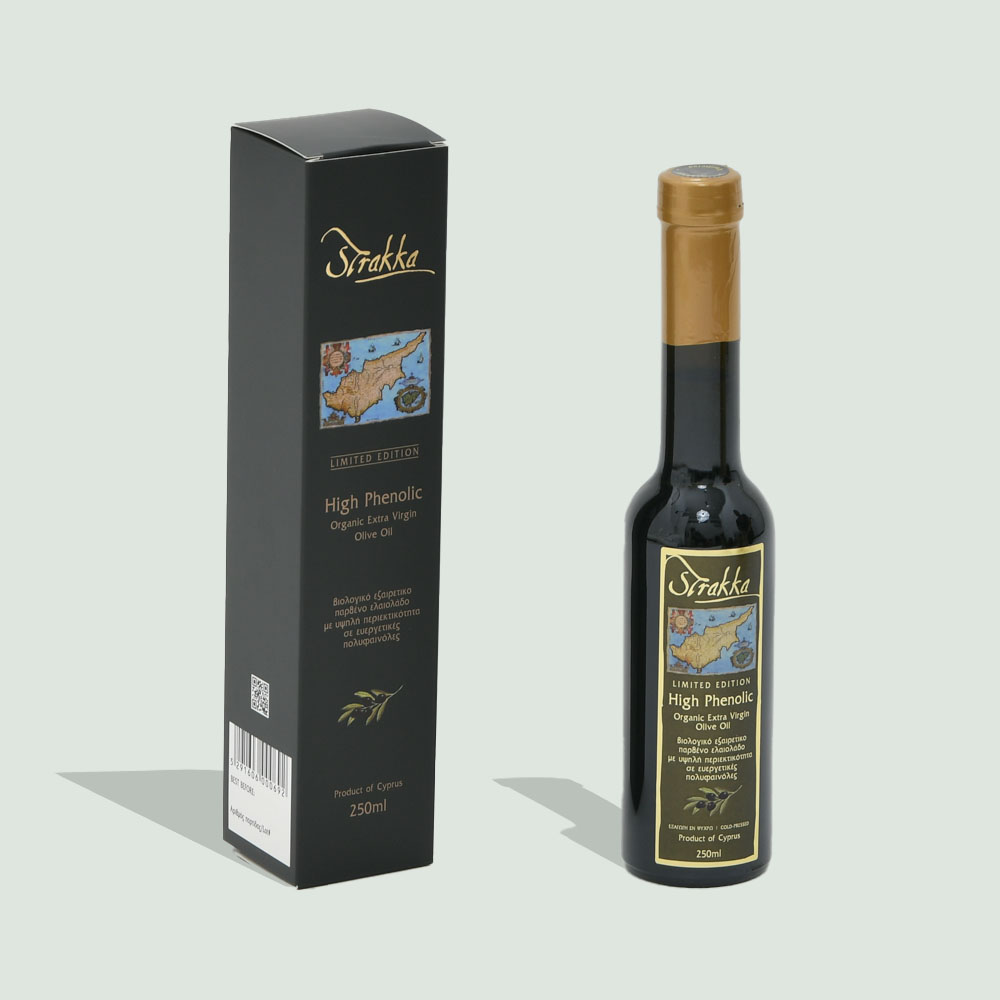 1x250ml Strakka Organic High Phenolic Evoo