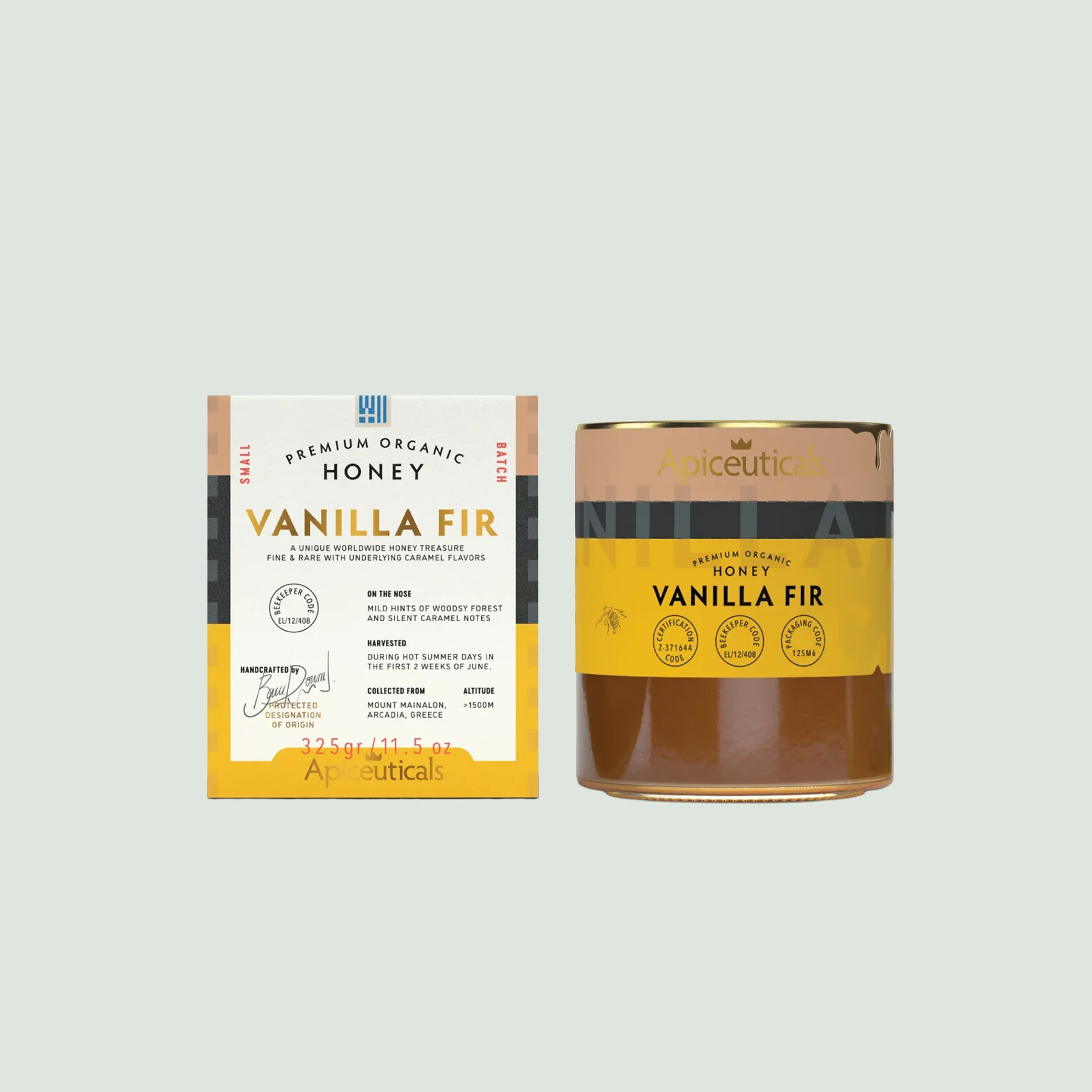 Authentic Vanilla Fir PDO Honey – A True Mediterranean Treasure