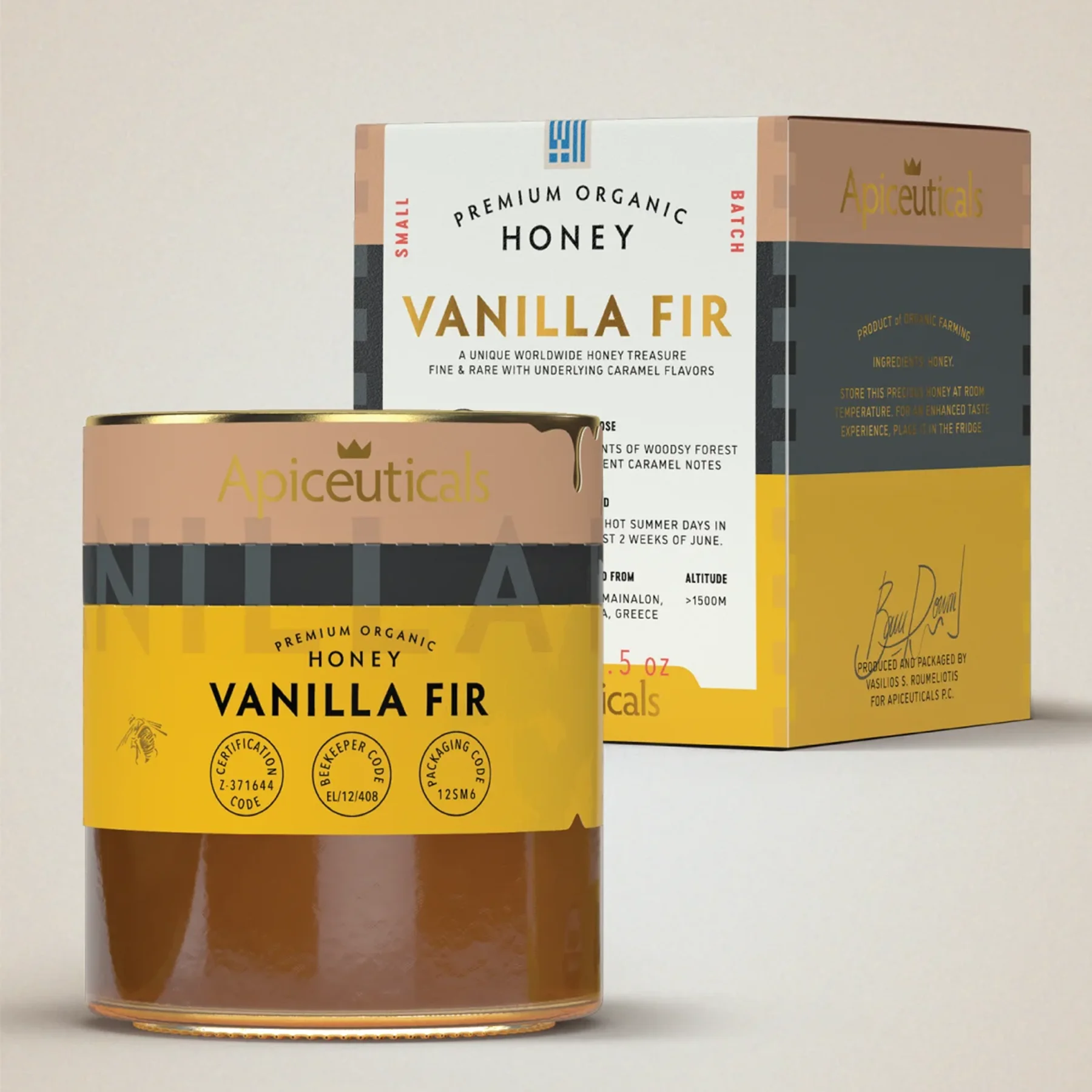 Rare Greek Vanilla Fir Honey – Protected Designation of Origin (PDO)