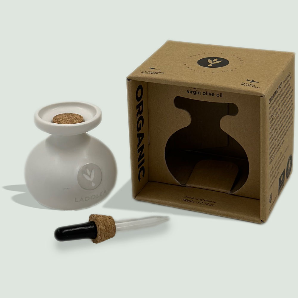 1x80ml LADOLEA Organic Evoo in carton gift box - Image 2