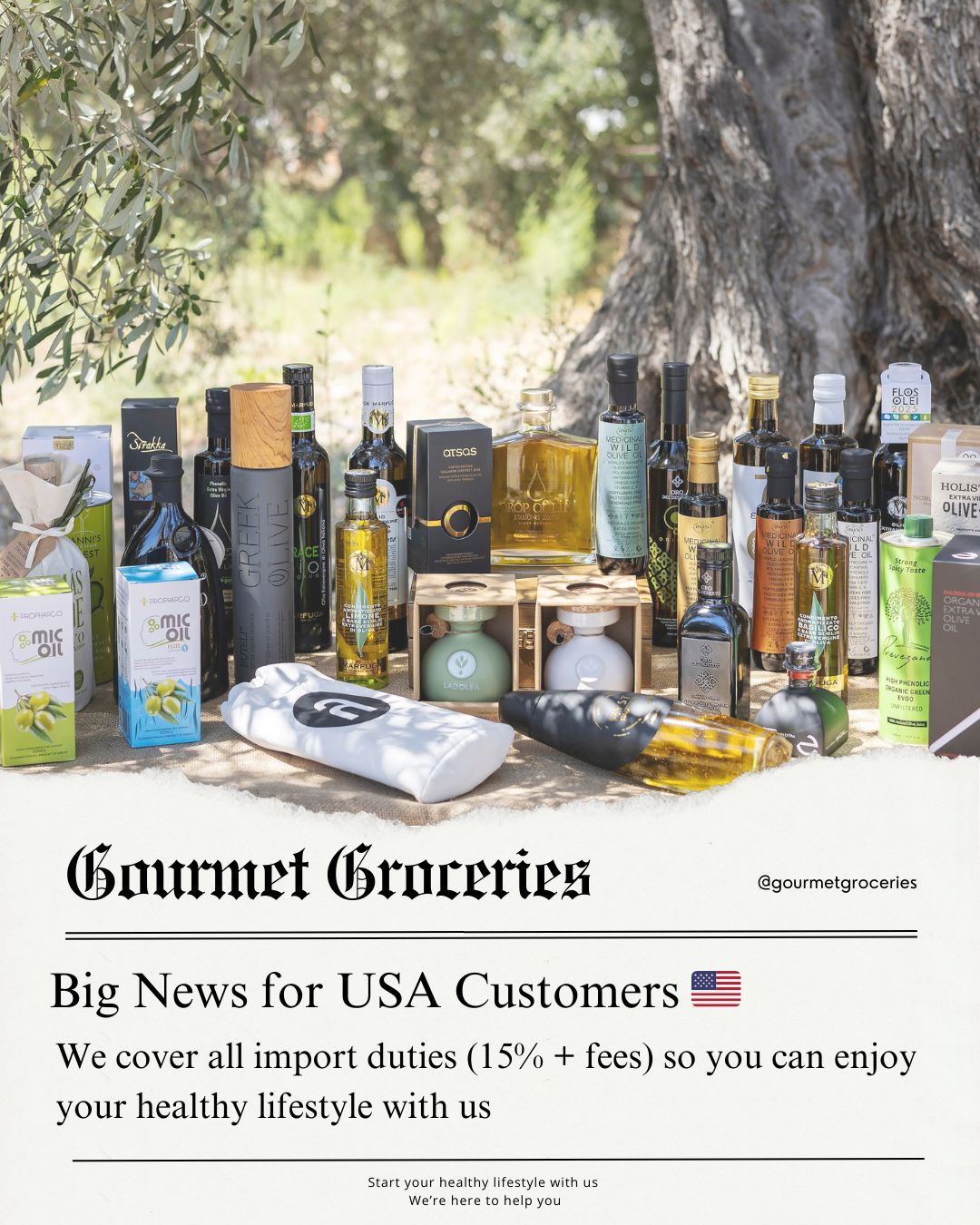 We’re Covering All Import Taxes!