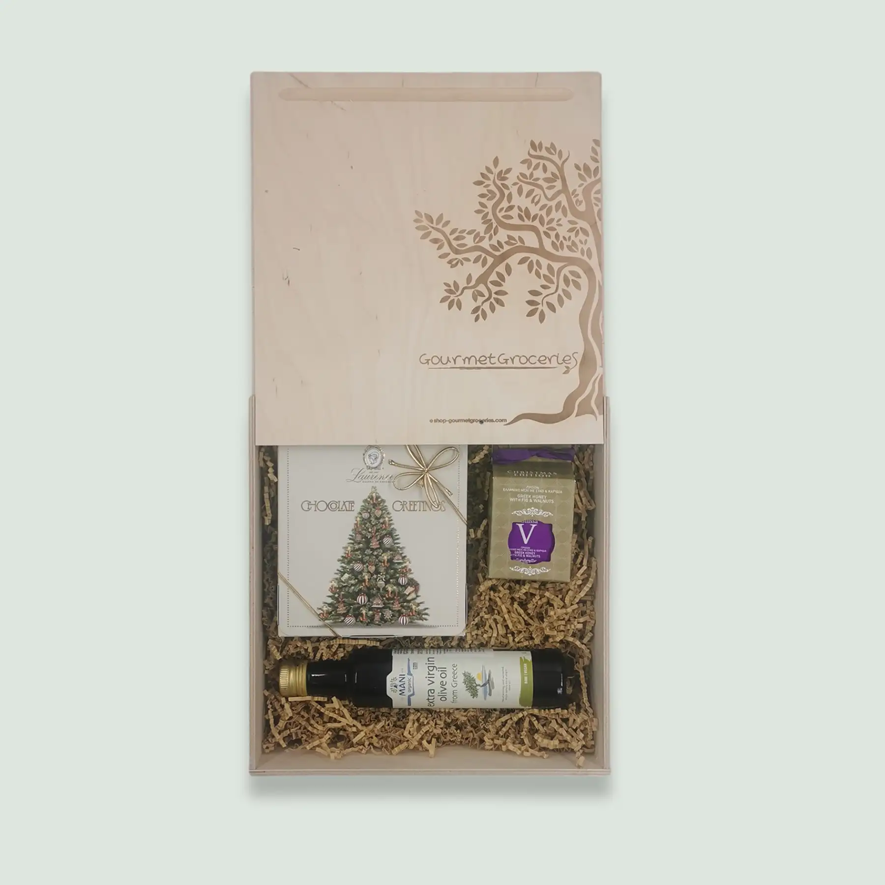 Wooden Box 237: Chocolates - Honey - Evoo - Image 4