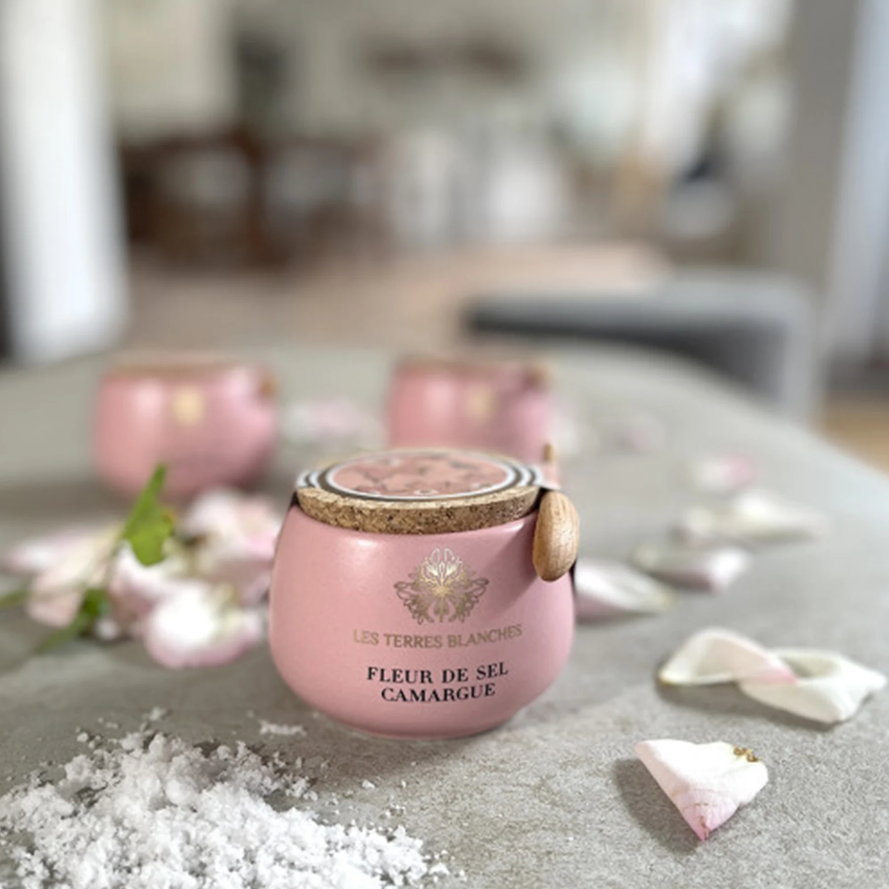 Pink Salt Fleur de Sel from Camargue