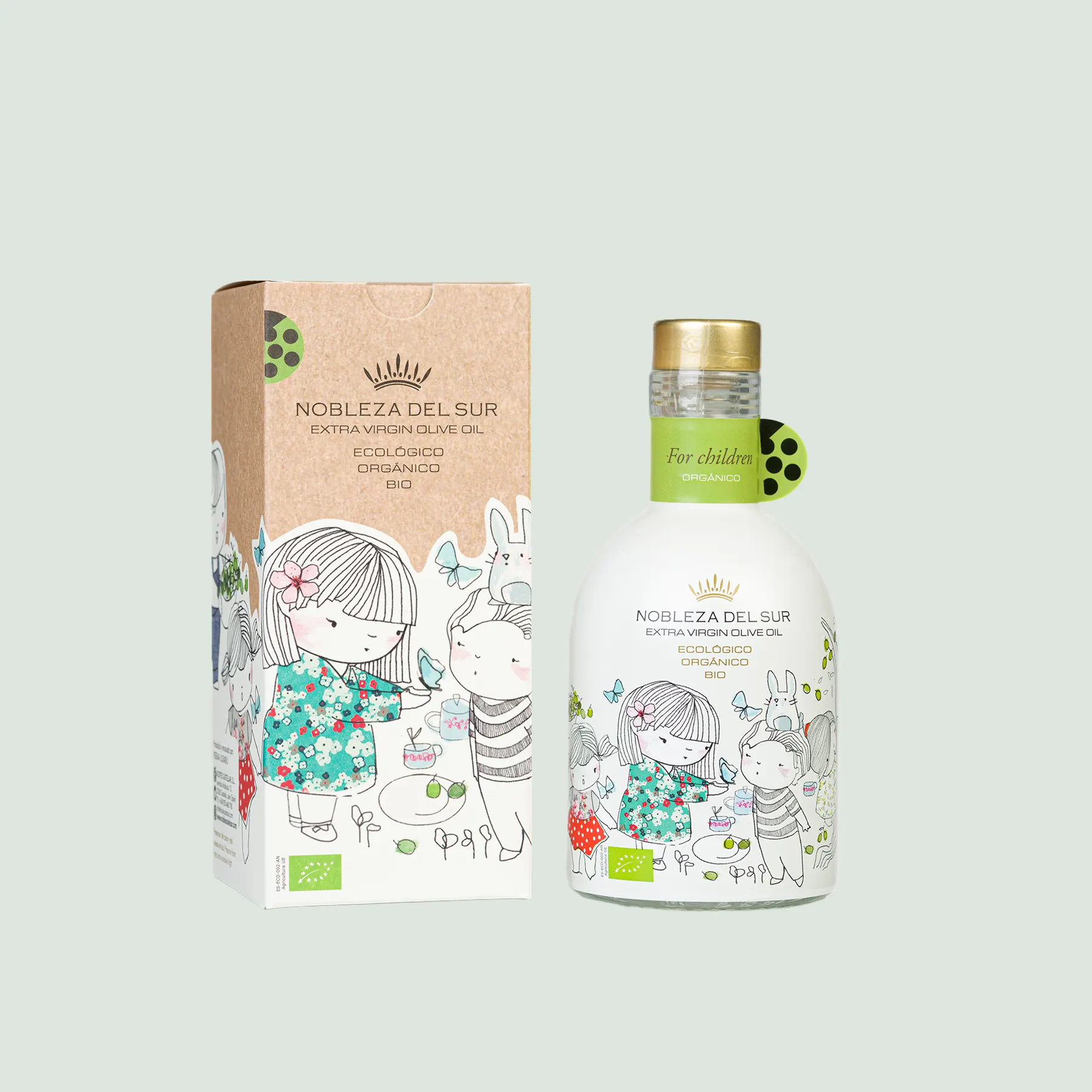 Nobleza del Sur Only for Children organic olive oil 250ml bottle