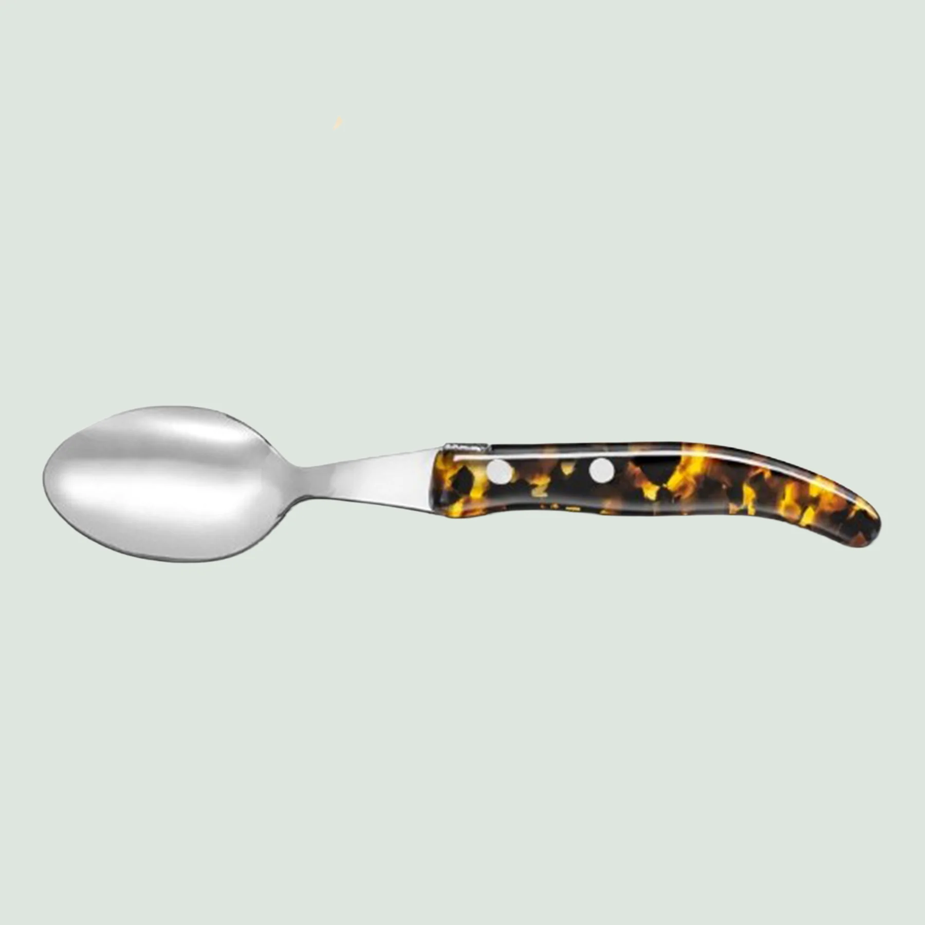 Berlingot Laguiole Soup Spoon Flake Handle | Claude Dozorme