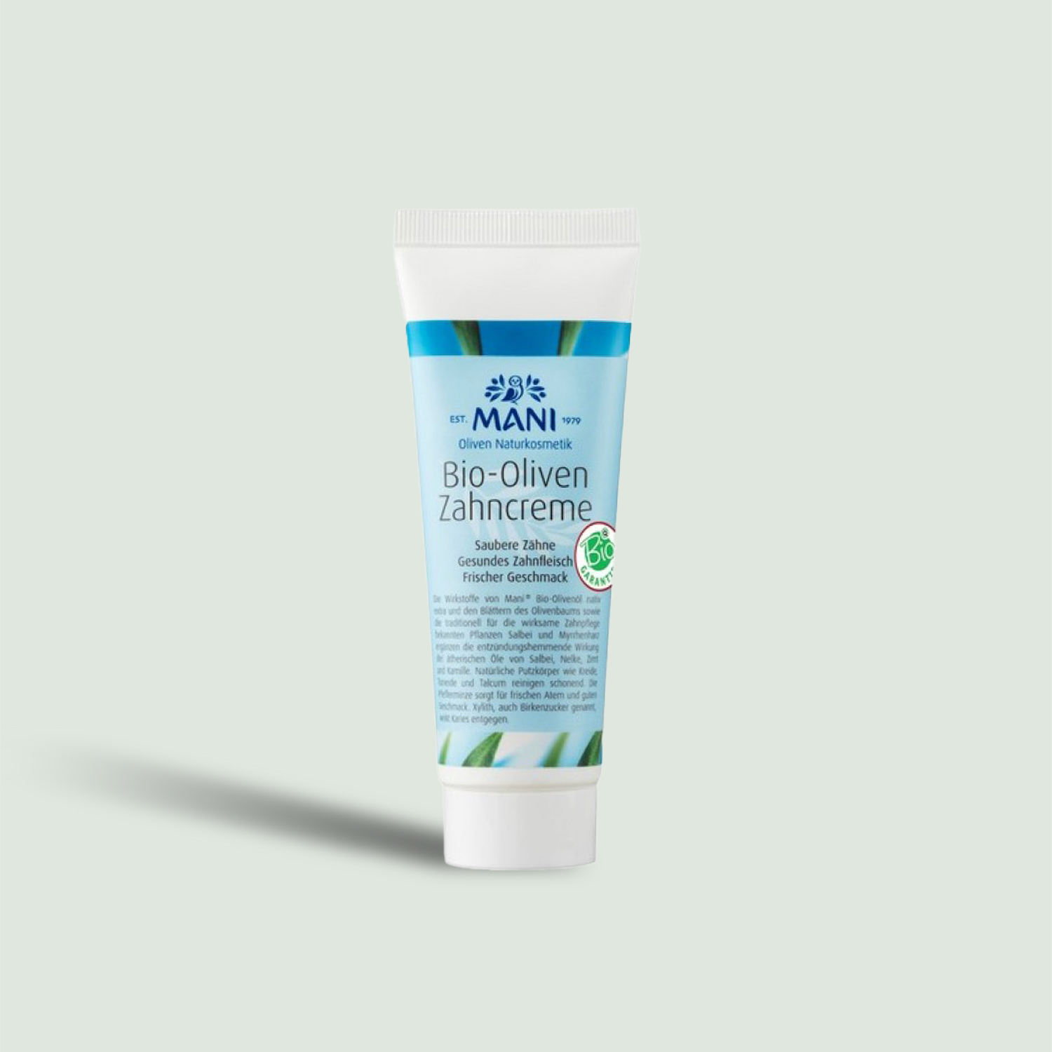 Mani Blauel Organic Olive Oil Toothpaste