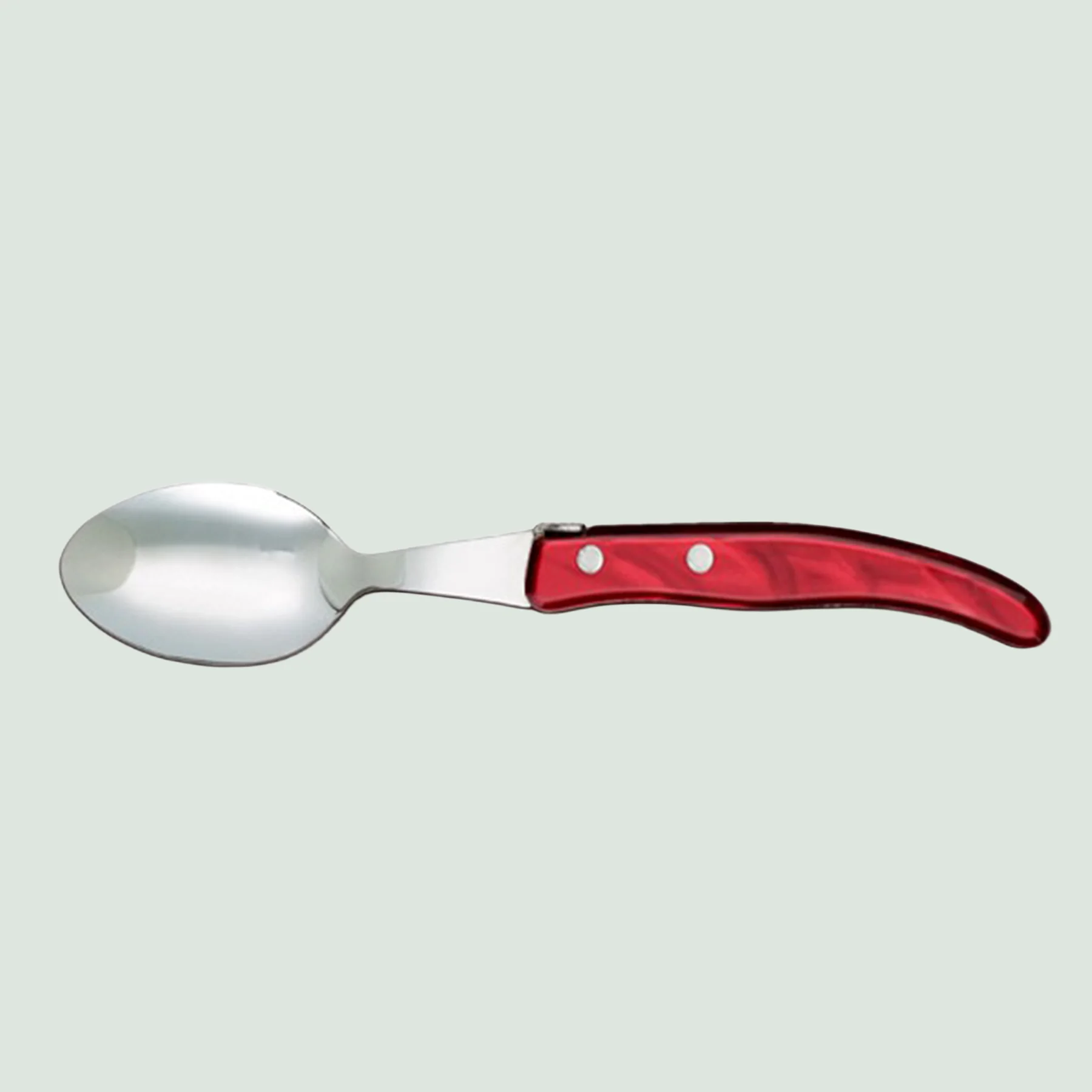 Berlingot Laguiole Soup Spoon Red Wine Handle | Claude Dozorme