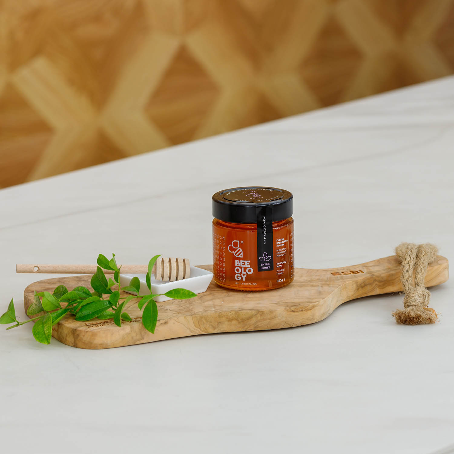 Beeology Cyprus Thyme Honey 300gr - Image 2