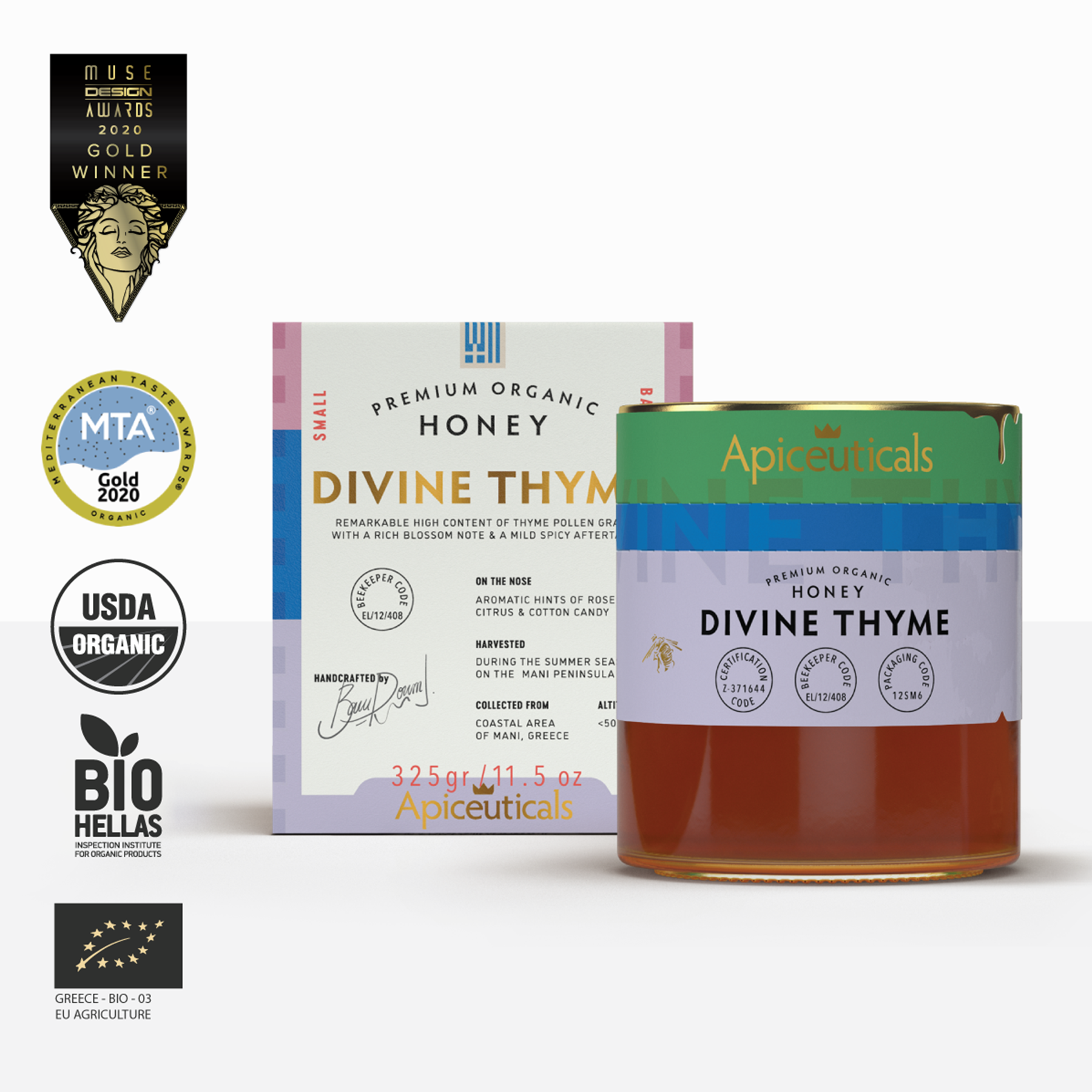 Divine Thyme – The Mediterranean Elixir Greek Honey Certificates