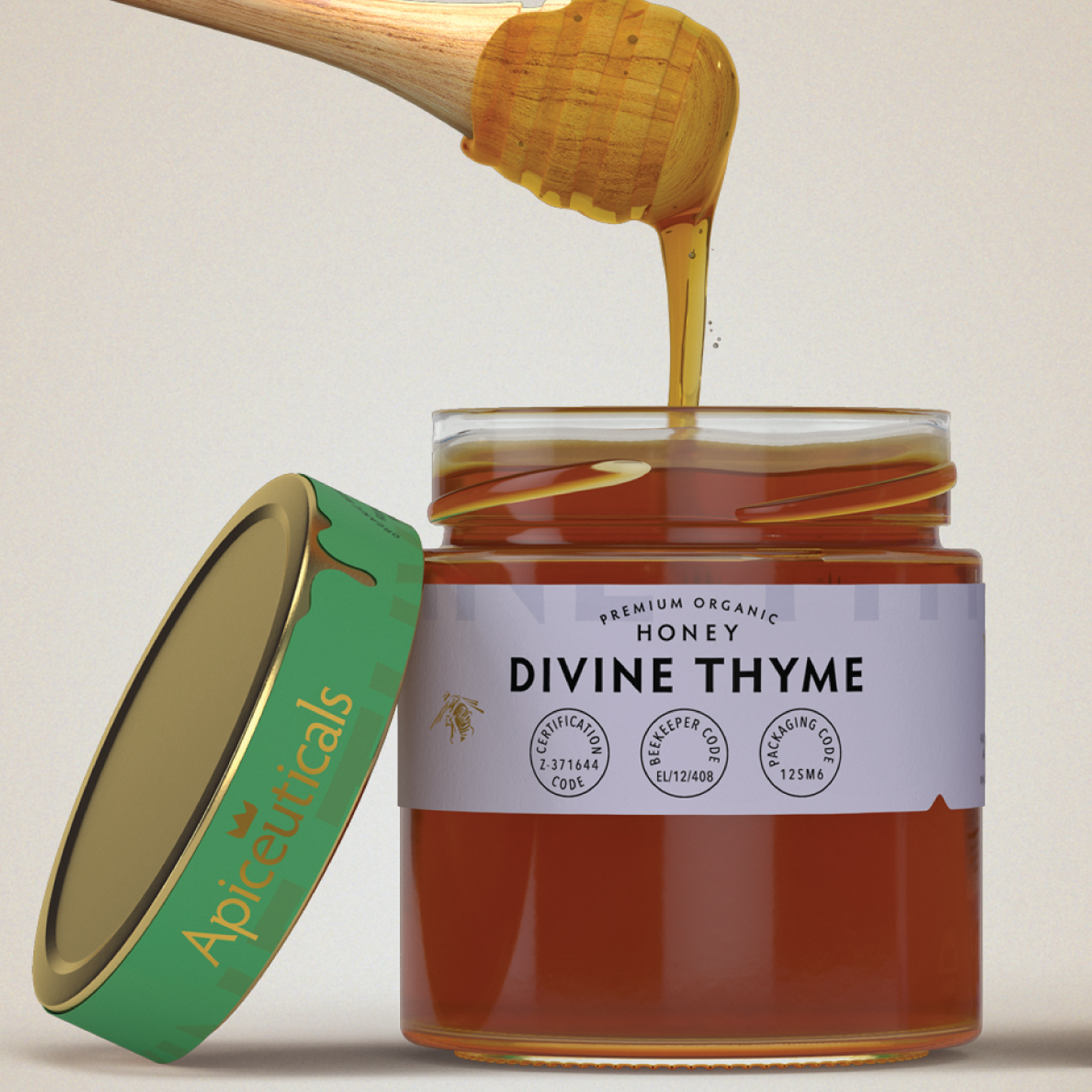 Premium Organic Thyme Honey